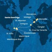 Antilles, Canary Islands, Morocco, Spain, France