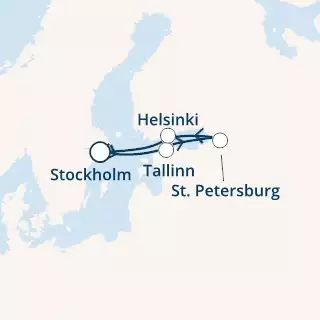 Sweden, Estonia, Russia, Finland