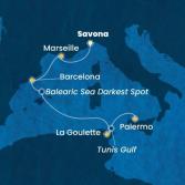 Italy, France, Spain, Tunisia