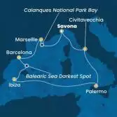 Italy, France, Spain, Balearic Islands