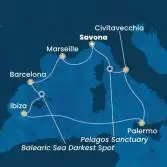 Italy, France, Spain, Balearic Islands