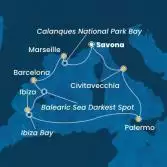 Italy, France, Spain, Balearic Islands