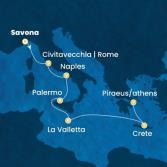 Italy, Malta, Greece