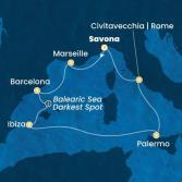 Italy, France, Spain, Balearic Islands