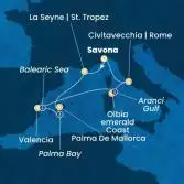 Italy, France, Balearic Islands, Spain