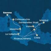 Italy, Malta, Greece, Turkey