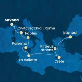 Italy, Malta, Greece, Turkey