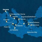 Italy, Malta, Greece