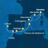Italy, Spain, Portugal, Balearic Islands, France