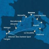 Italy, France, Spain, Morocco, Tunisia