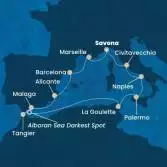 Italy, France, Spain, Morocco