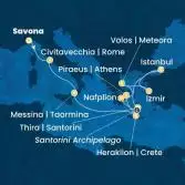 Italy, Greece, Turkey