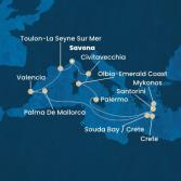 Italy, France, Spain, Balearic Islands, Greece