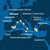 Italy, Greece, Malta, Balearic Islands, Spain, France