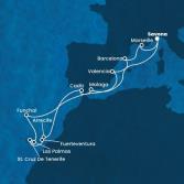 Italy, Spain, Madeira , Canary Islands, France