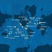 Italy, France, Spain, Portugal, The Azores, United States, Florida (USA), Mexico, USA, Hawaii, Polynesia, Fiji, Australia