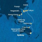 Australia, Japan, South Korea, Taiwan, China