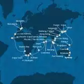 Australia, Japan, South Korea, Taiwan, China, Vietnam, Singapore, Malaysia, Sri Lanka, Maldives, Mauritius, South Africa