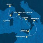 Malta, Italy, Corsica (France)