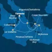 Greece, Malta, Italy