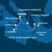Greece, Malta, Italy