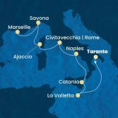 Malta, Italy, Corsica (France), France