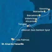 Canary Islands, Morocco, Spain, Italy, France