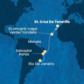 Canary Islands, Cape Verde, Brazil