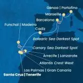 Canary Islands, Madeira , Spain, France, Italy
