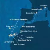Canary Islands, Spain, Madeira , Morocco, France, Italy