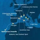 Canary Islands, Morocco, Spain, France, Italy