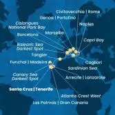Canary Islands, Madeira , Morocco, Spain, France, Italy