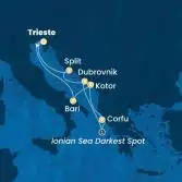 Italy, Montenegro, Greece, Croatia