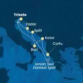Italy, Montenegro, Greece, Croatia