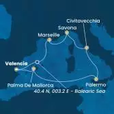 Spain, Balearic Islands, Italy, France
