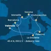 Spain, Italy, France