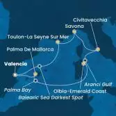 Spain, Balearic Islands, Italy, France