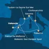 Spain, Balearic Islands, Italy, France