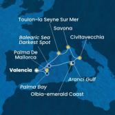 Spain, Italy, France, Balearic Islands