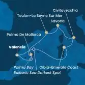Spain, Italy, France, Balearic Islands
