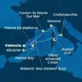 Spain, Italy, France, Balearic Islands