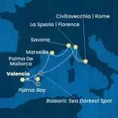 Spain, Italy, France, Balearic Islands