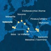 Spain, France, Italy, Greece, Malta, Balearic Islands