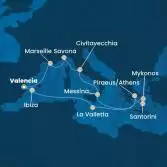 Spain, France, Italy, Greece, Malta, Balearic Islands