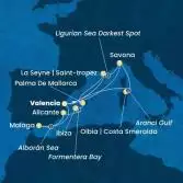 Spain, France, Italy, Balearic Islands