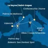 France, Balearic Islands, Spain, Italy