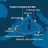 France, Spain, Balearic Islands, Italy