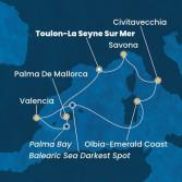 France, Balearic Islands, Spain, Italy