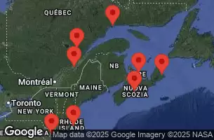 EXPLORA III - útvonalterv 10 éjszaka indulás Quebec City kelt 28/09/2026 - Canada, Stati Uniti