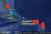 Stati Uniti, Isole Vergini americane, Antigua e Barbuda, Guadalupa, Saint-Barthélemy, Porto Rico